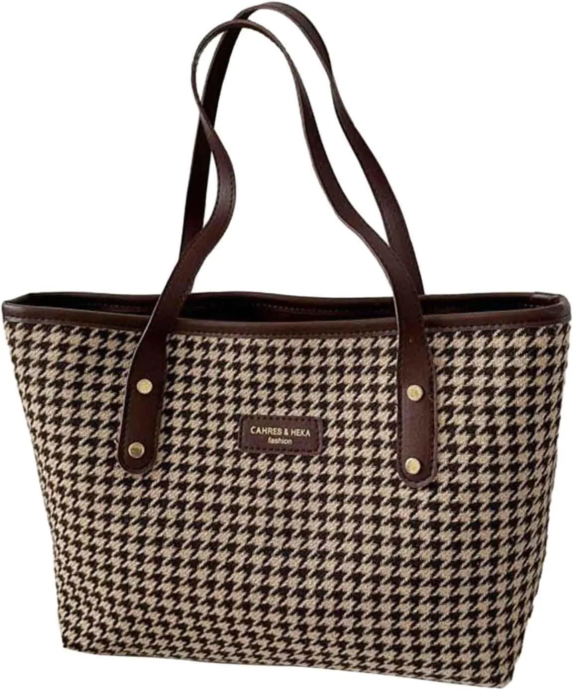 Tote Bag For Women Elegant Leather Solid Color Shoulder Bag Zipper Plus Large Bag Hand Bag For Travel Essential Q