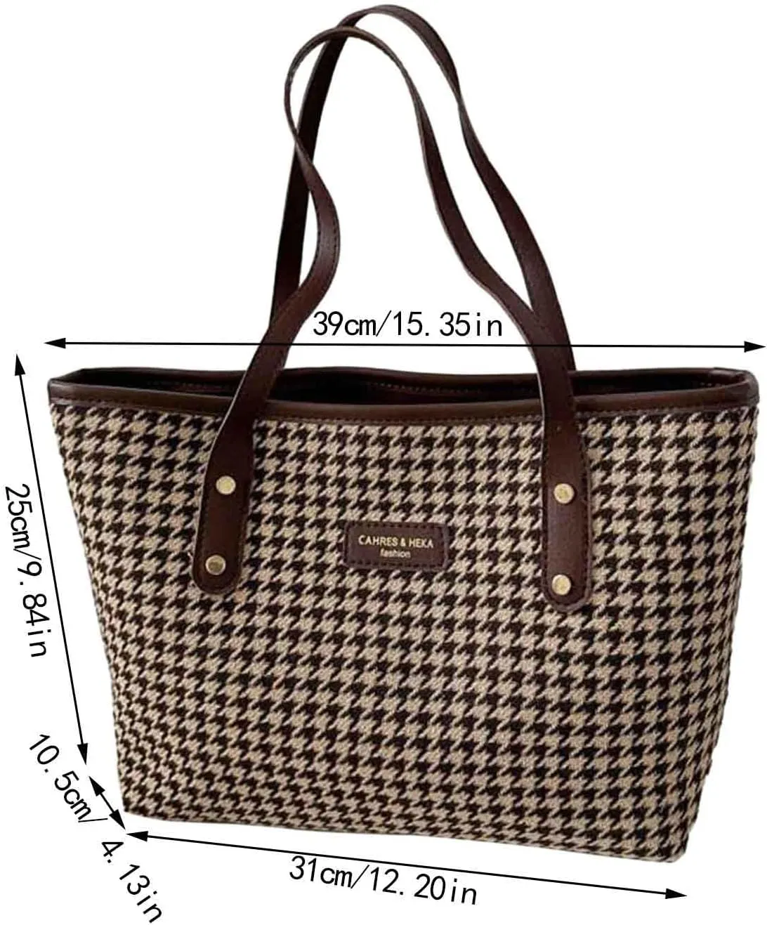 Tote Bag For Women Elegant Leather Solid Color Shoulder Bag Zipper Plus Large Bag Hand Bag For Travel Essential Q