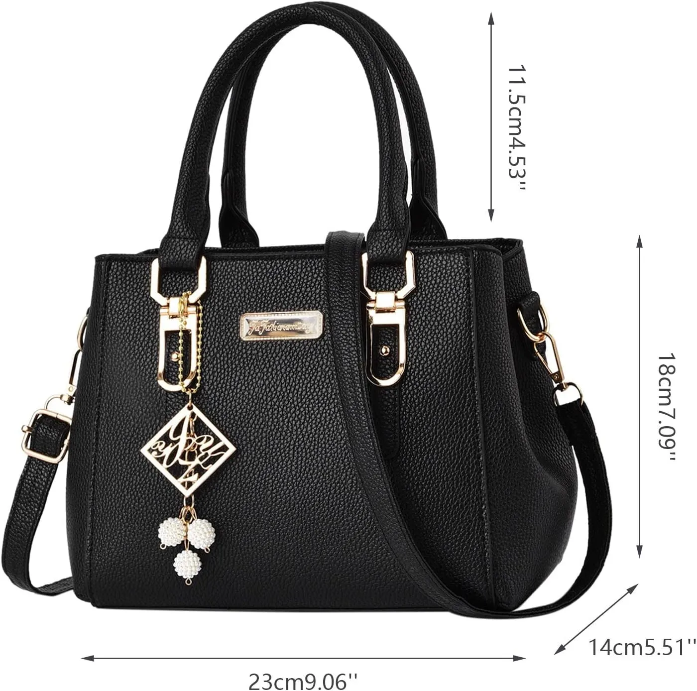 Tote Bag For Women Floral Shoulder Handbag Roomy Multiple Pockets Bag For Ladies Crossbody Purse Fashion Cross Body Bags