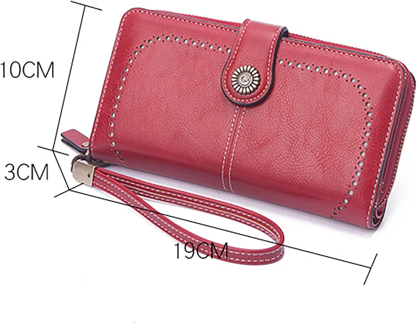 Tote Bag For Women Ladies Zip Purse Card Slot Wallet Leather Mini Small Card Purses Wallets For Shopping Travel Essential D