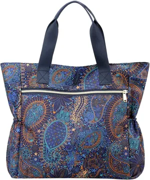 Tote Bag For Women Large Lightweight Nylon Shoulder Handbags And Travel Work Purse Storage Tote Messenger Bags