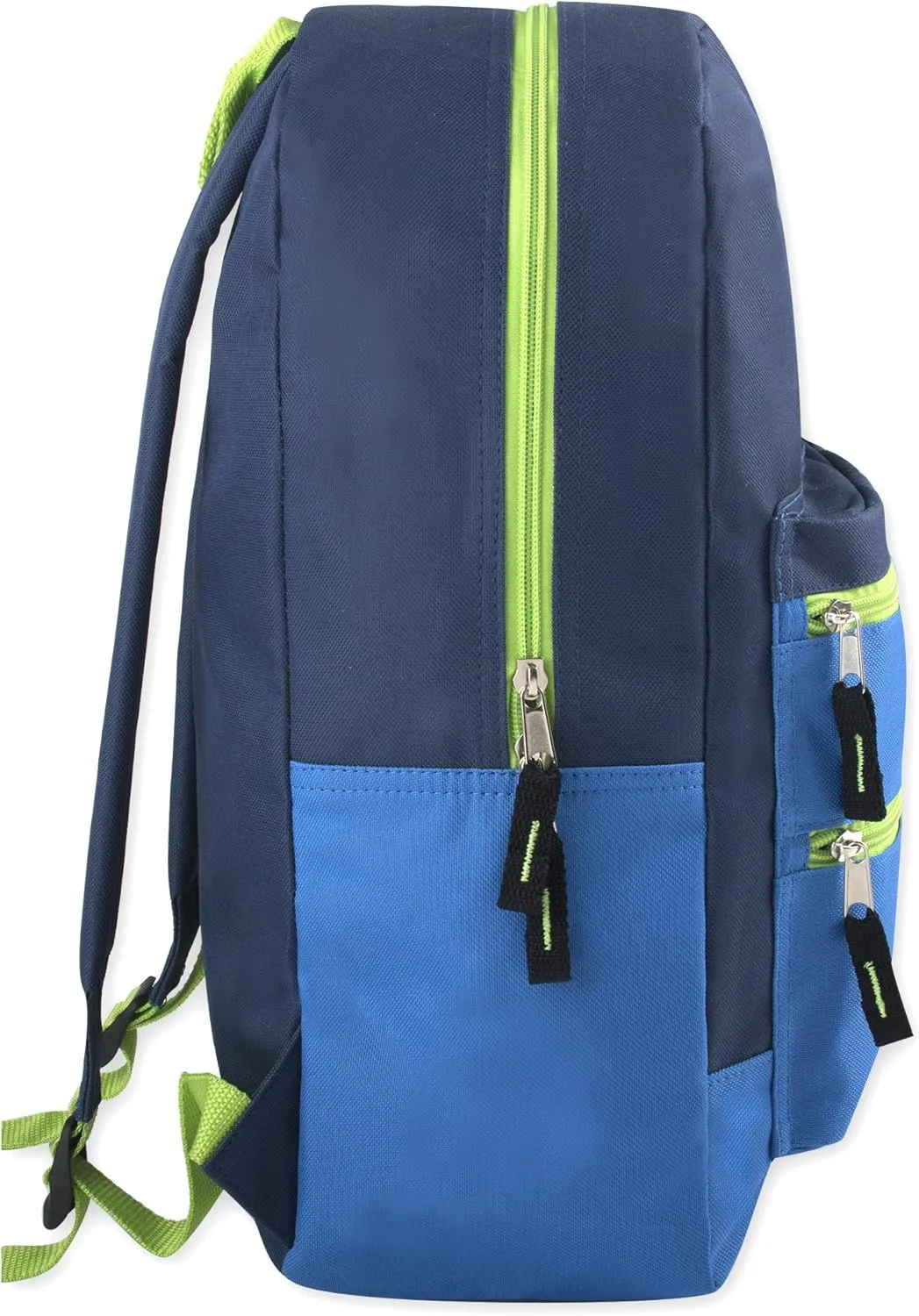 Trail maker Multi Pocket Multicolor Backpack with Adjustable Padded Straps