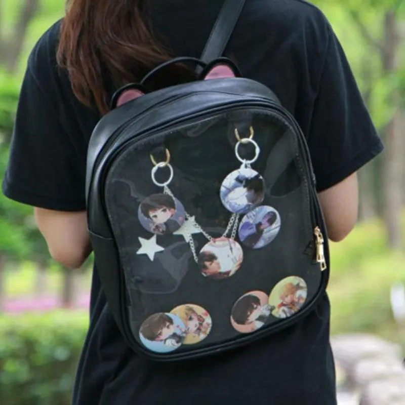 Transparent Front Neko Backpack SD00373