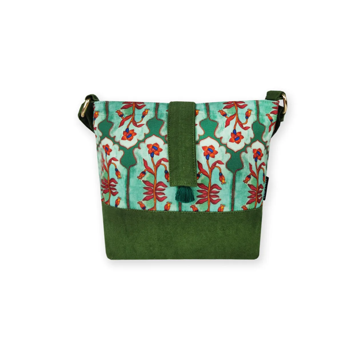 Trapeze Sling/Pouch Combo- Green Door