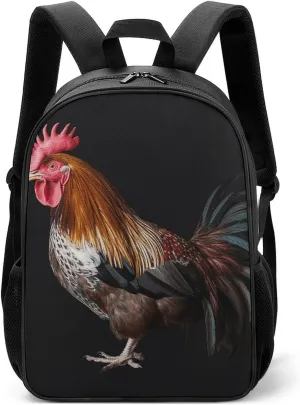 Travel Backpack for Men Women Carry On Backpack 17 In Laptop Backpack Animal Cockerel Backpack for Work Hiking