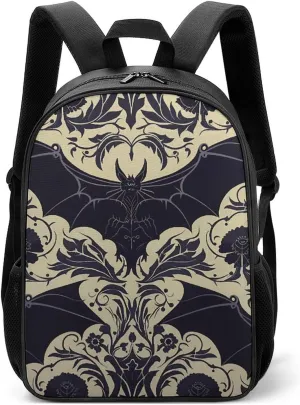 Travel Backpack for Men Women Carry On Backpack 17 In Laptop Backpack Bat Pattern Backpack for Work Hiking