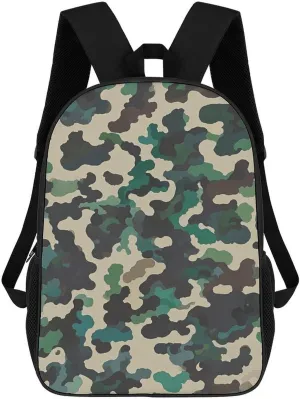 Travel Backpack for Men Women Carry On Backpack 17 In Laptop Backpack Camouflage Backpack for Work Hiking