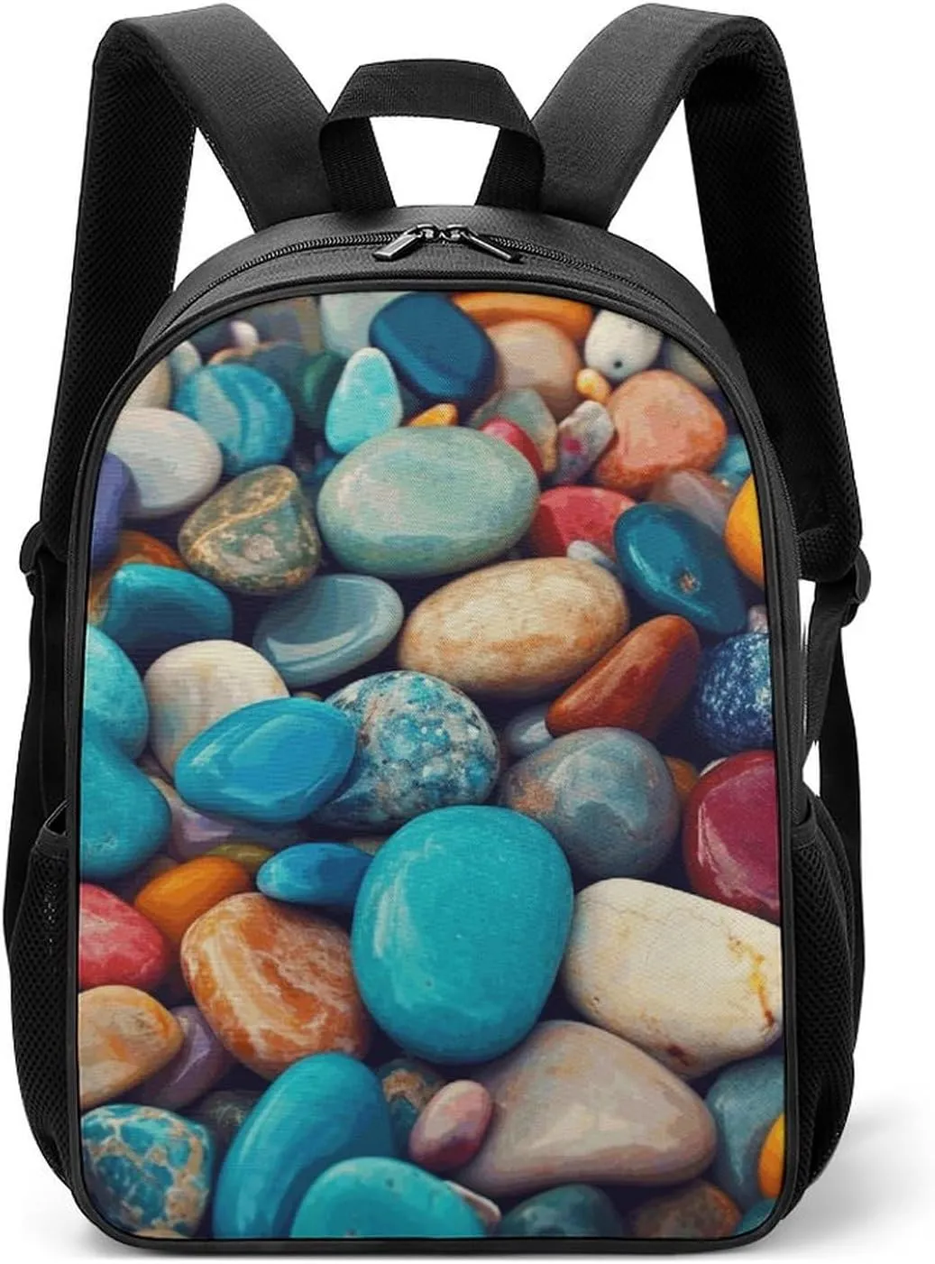 Travel Backpack for Men Women Carry On Backpack 17 In Laptop Backpack Colored Stones Backpack for Work Hiking