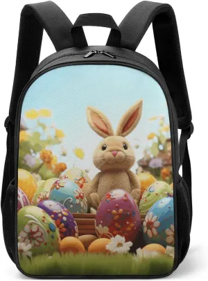 Travel Backpack for Men Women Carry On Backpack 17 In Laptop Backpack Easter Colorful Eggs Backpack for Work Hiking
