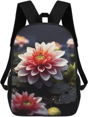 Travel Backpack for Men Women Carry On Backpack 17 In Laptop Backpack Flower Backpack for Work Hiking