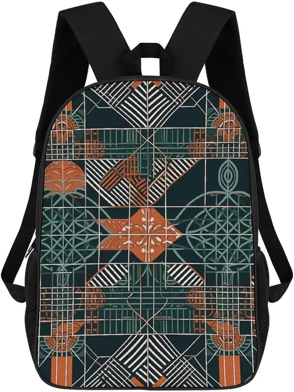 Travel Backpack for Men Women Carry On Backpack 17 In Laptop Backpack Light Red And Emerald Backpack for Work Hiking