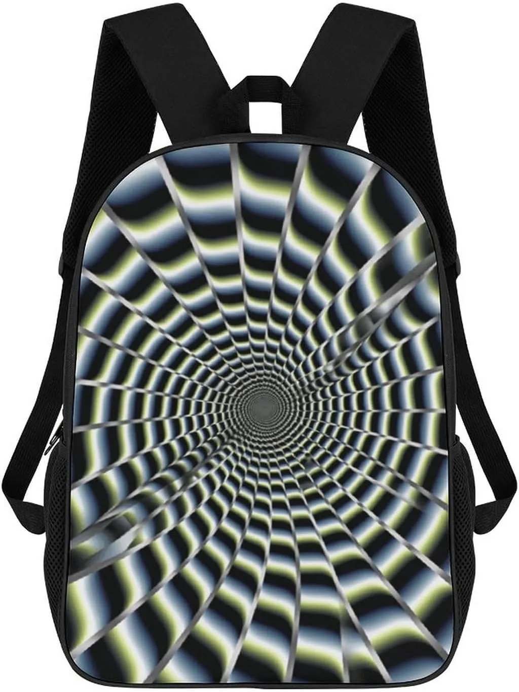 Travel Backpack for Men Women Carry On Backpack 17 In Laptop Backpack Spiral Optical Illusion Gif Backpack for Work Hiking