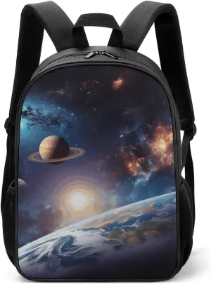 Travel Backpack for Men Women Carry On Backpack 17 In Laptop Backpack Universe Galaxy Outer Space Backpack for Work Hiking