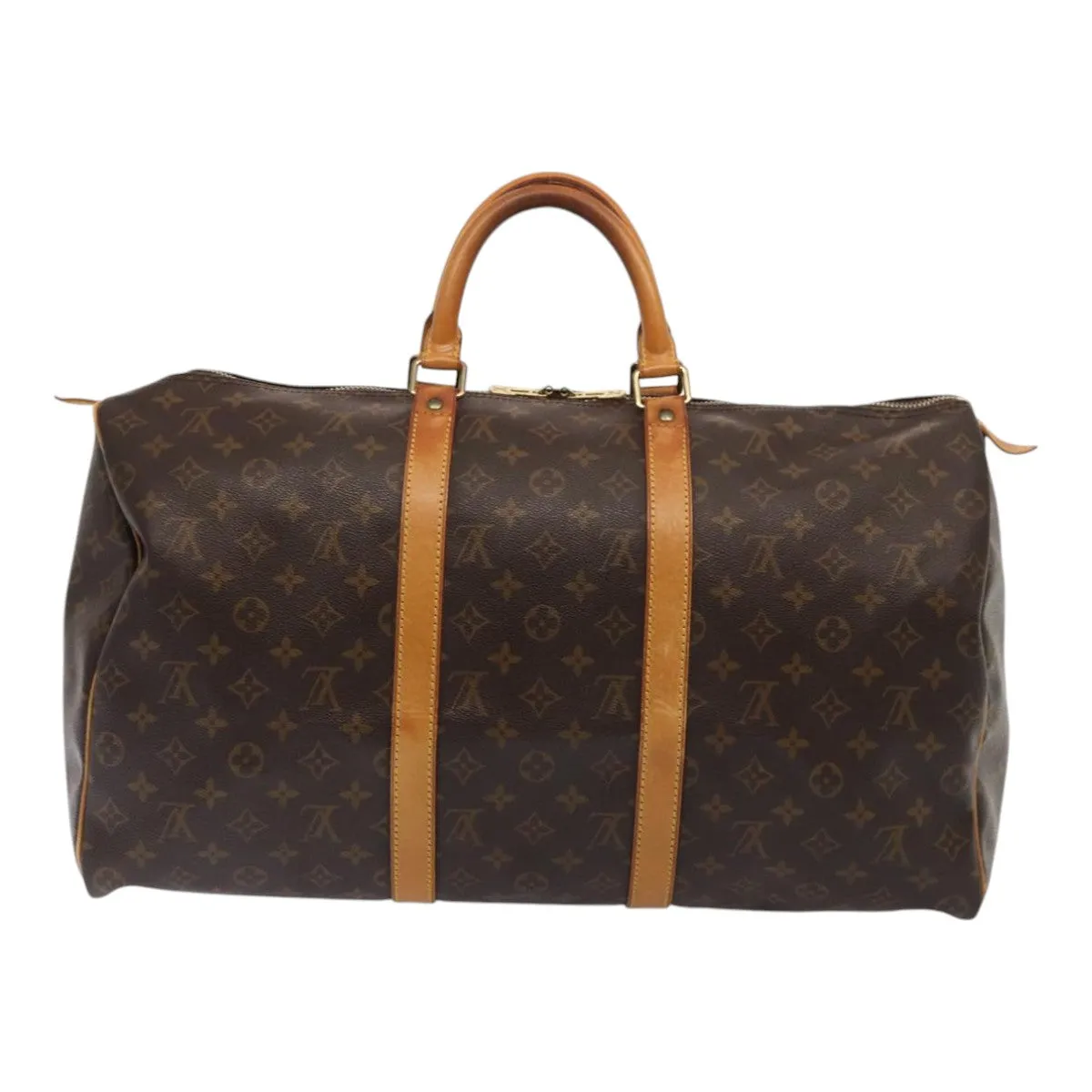 Trendy Inspired Louis Vuitton Monogram Keepall 50 Boston Bag M41426 Lv Auth Ki4746
