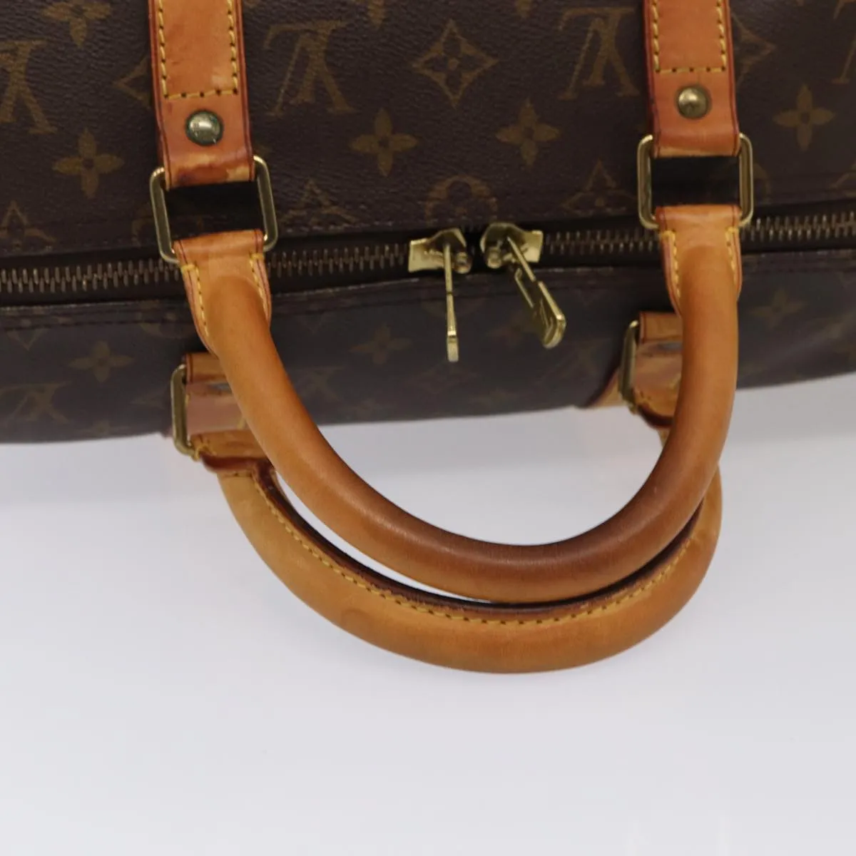 Trendy Inspired Louis Vuitton Monogram Keepall 50 Boston Bag M41426 Lv Auth Ki4746
