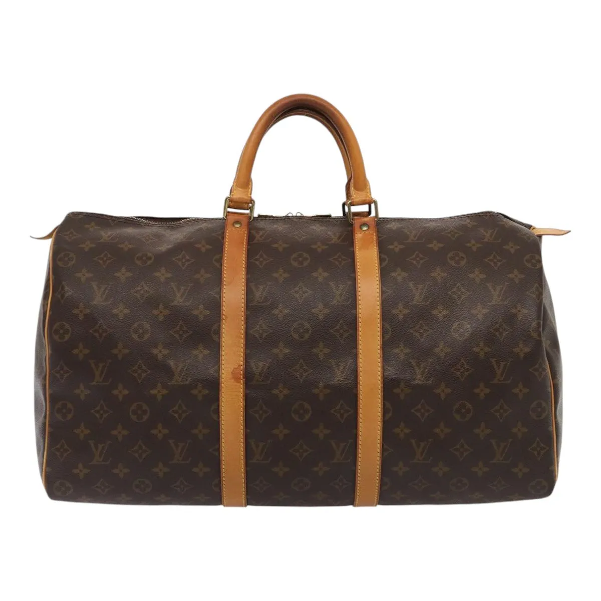 Trendy Inspired Louis Vuitton Monogram Keepall 50 Boston Bag M41426 Lv Auth Ki4746