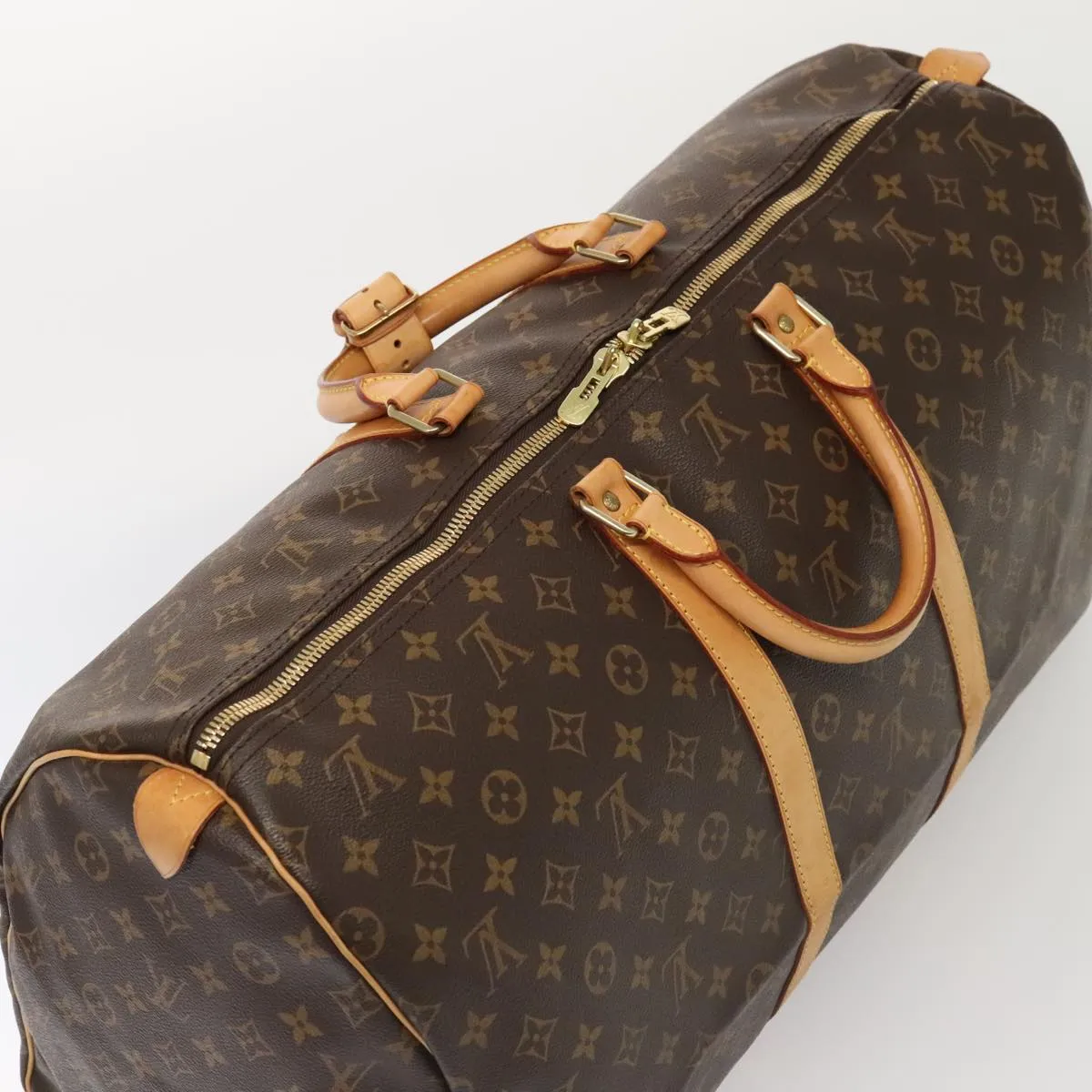 Trendy Inspired Louis Vuitton Monogram Keepall 55 Boston Bag M41424 Lv Auth Bs17062