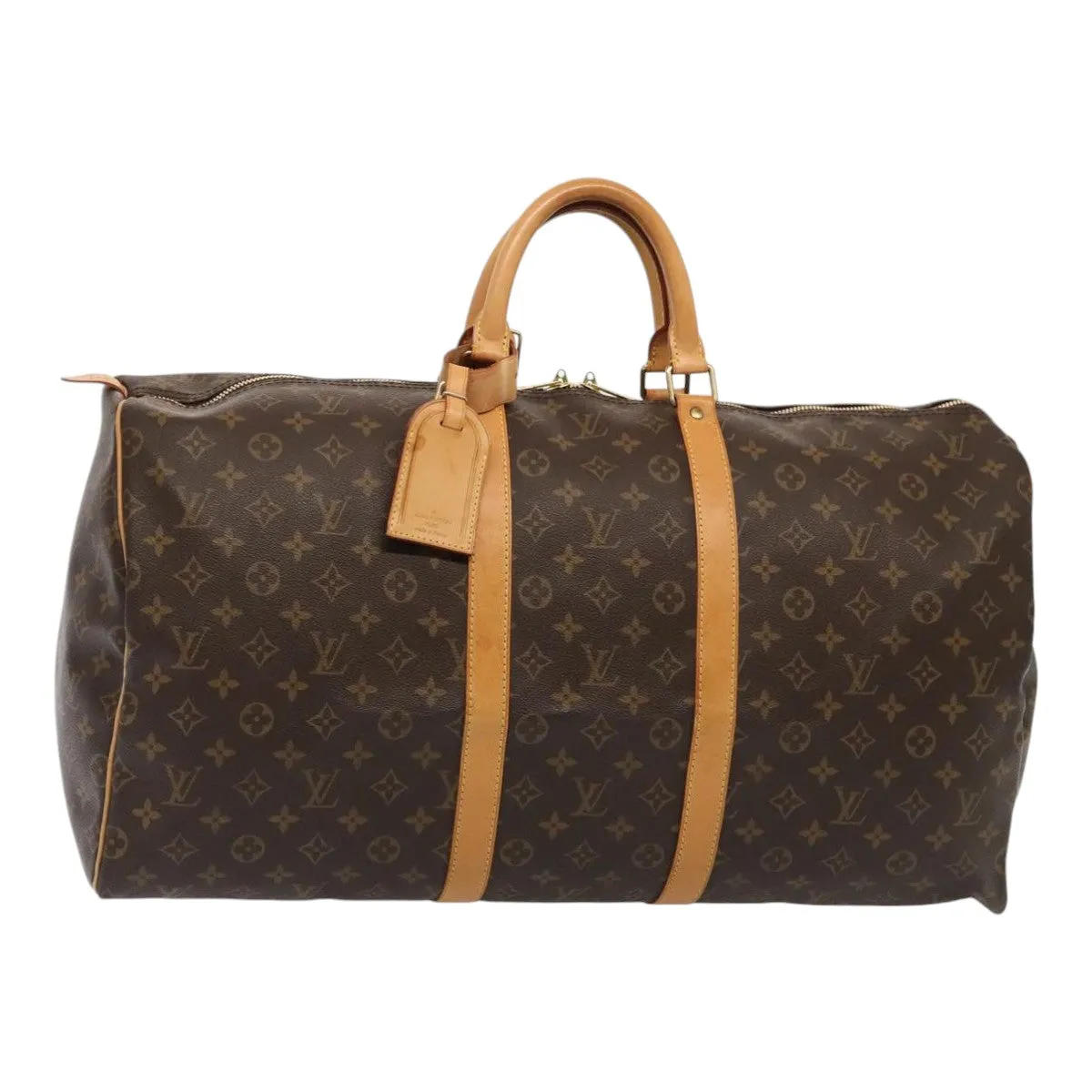 Trendy Inspired Louis Vuitton Monogram Keepall 55 Boston Bag M41424 Lv Auth Bs17062