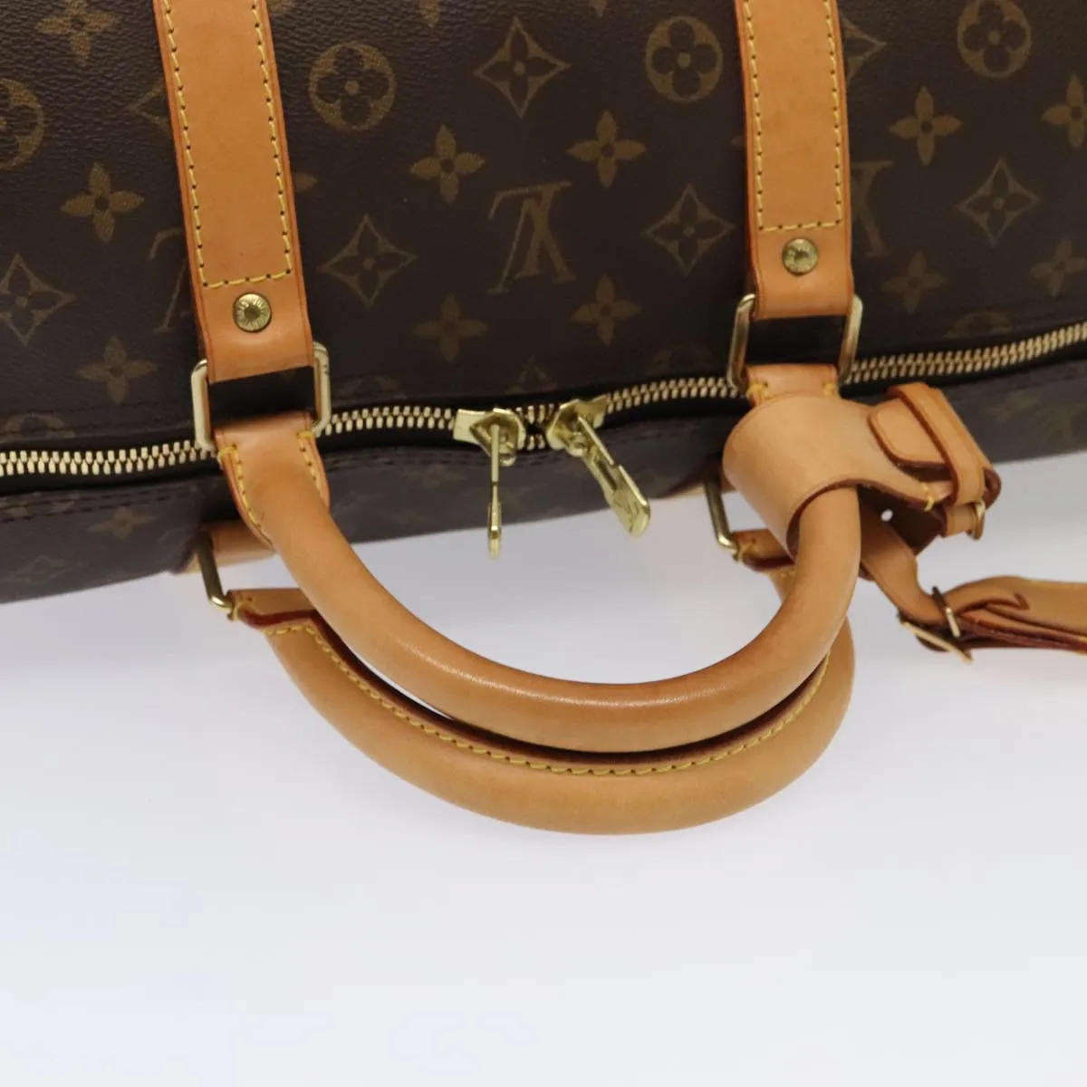 Trendy Inspired Louis Vuitton Monogram Keepall 55 Boston Bag M41424 Lv Auth Bs17062