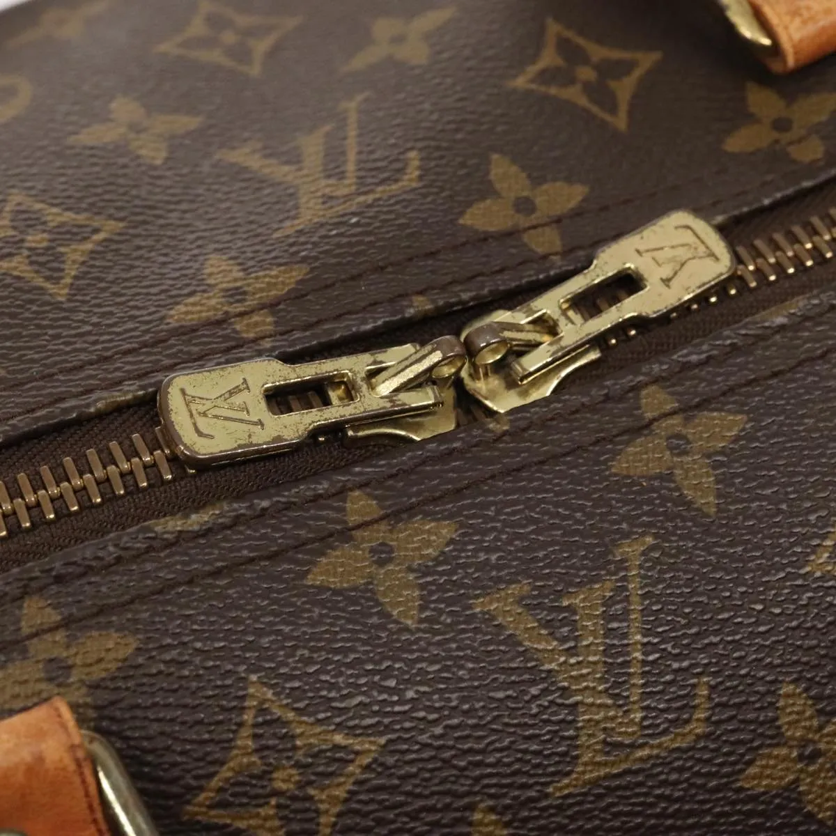 Trendy Inspired Louis Vuitton Monogram Keepall 60 Boston Bag M41422 Lv Auth Ki4817