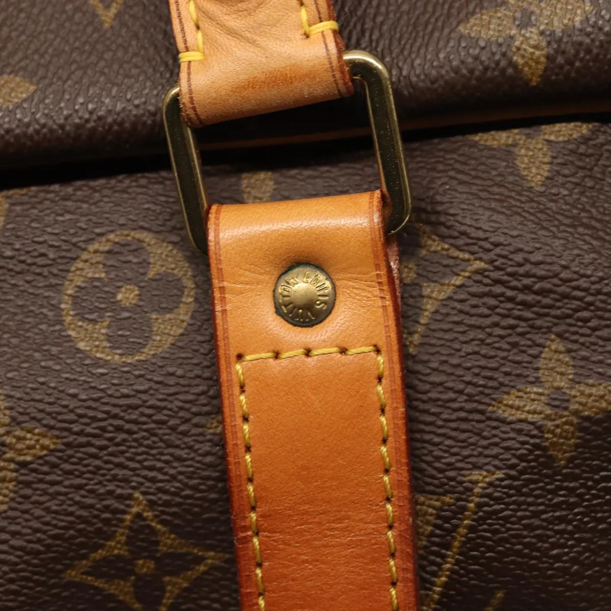 Trendy Inspired Louis Vuitton Monogram Sirius 60 Boston Bag M41402 Lv Auth Bs16950