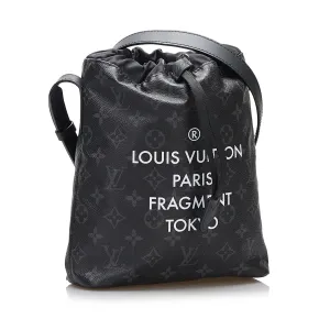 Trendy Inspired Louis Vuitton X Fragment Bucket Bag Monogram Eclipse Canvas