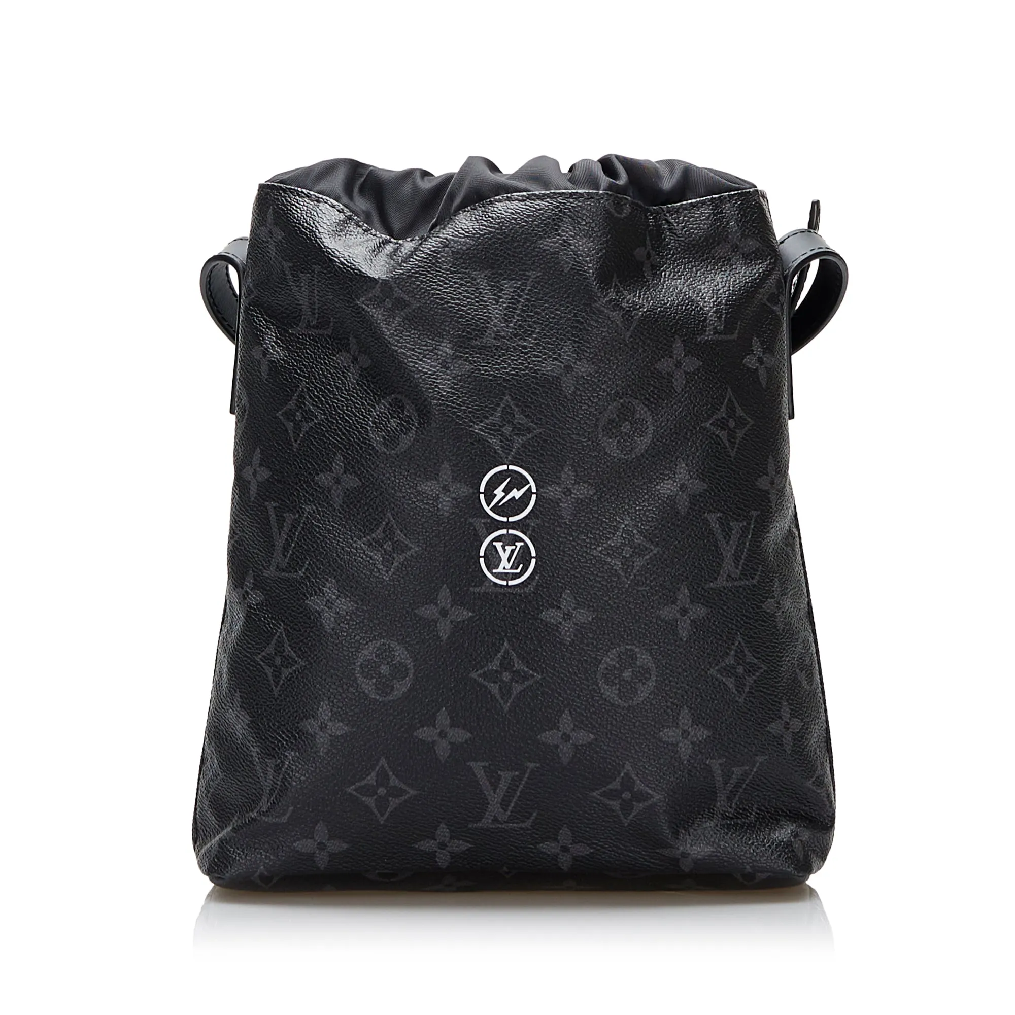 Trendy Inspired Louis Vuitton X Fragment Bucket Bag Monogram Eclipse Canvas