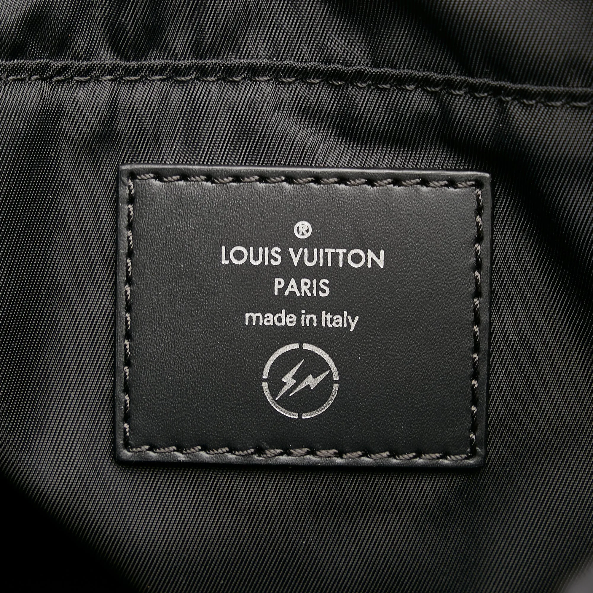 Trendy Inspired Louis Vuitton X Fragment Bucket Bag Monogram Eclipse Canvas