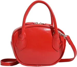 Trendy PU Leather Bag for Women Portable Designer Crossbody Hobo Shoulder Bag Fashion Casual Purse Handbag