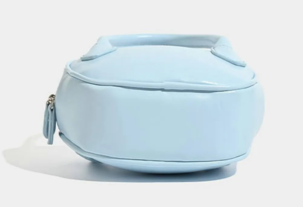 Trendy PU Leather Bag for Women Portable Designer Crossbody Hobo Shoulder Bag Fashion Casual Purse Handbag