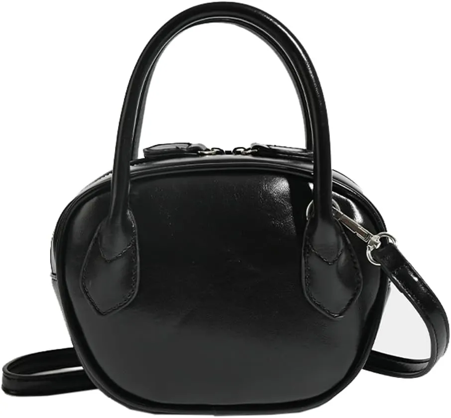 Trendy PU Leather Bag for Women Portable Designer Crossbody Hobo Shoulder Bag Fashion Casual Purse Handbag