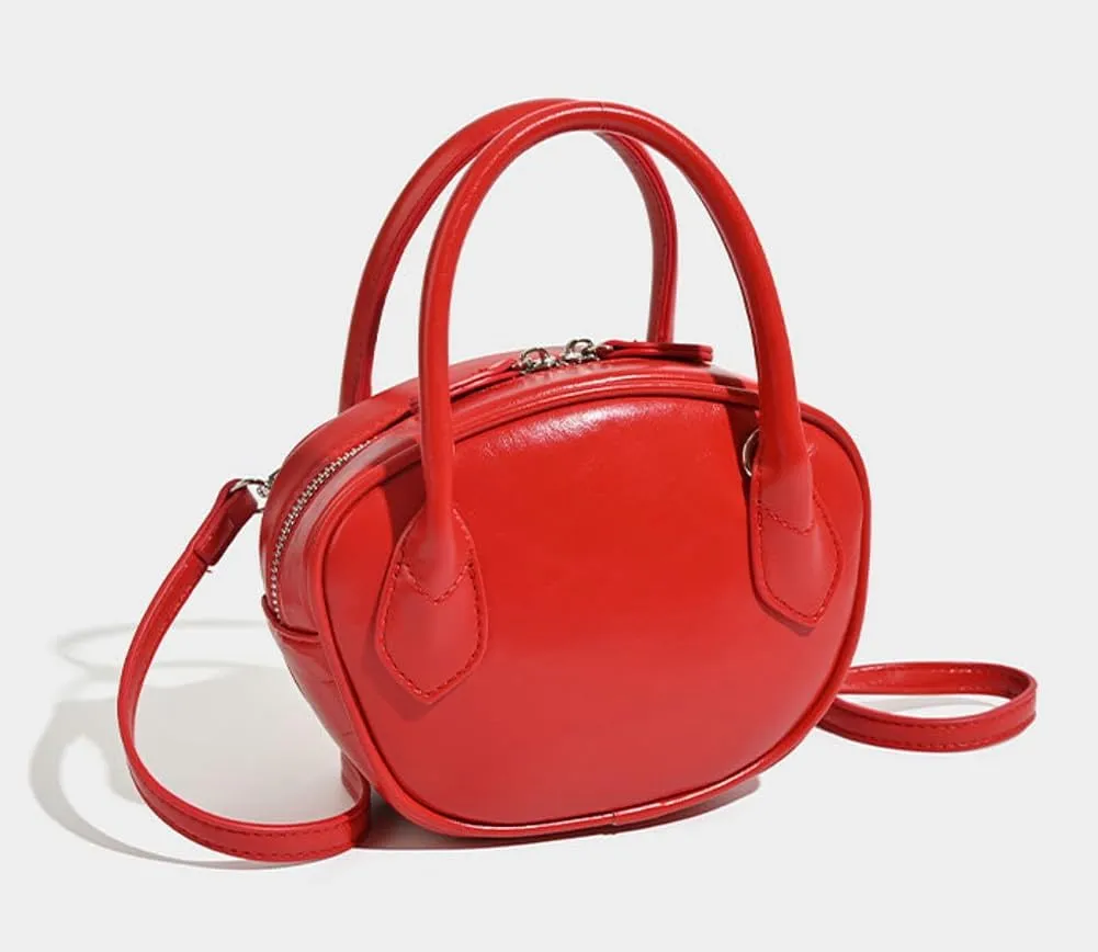 Trendy PU Leather Bag for Women Portable Designer Crossbody Hobo Shoulder Bag Fashion Casual Purse Handbag
