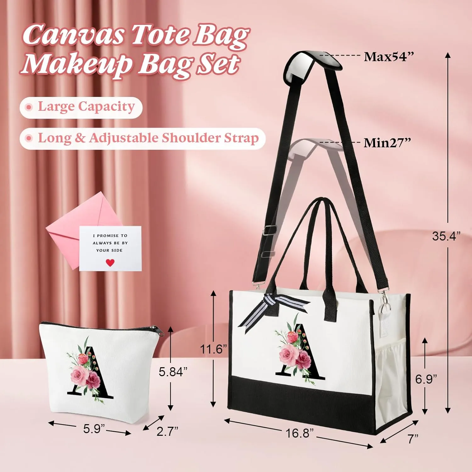 TRSODD Grandma Birthday Gifts, Best Grandma Ever Beach Bag With Inner Pocket
