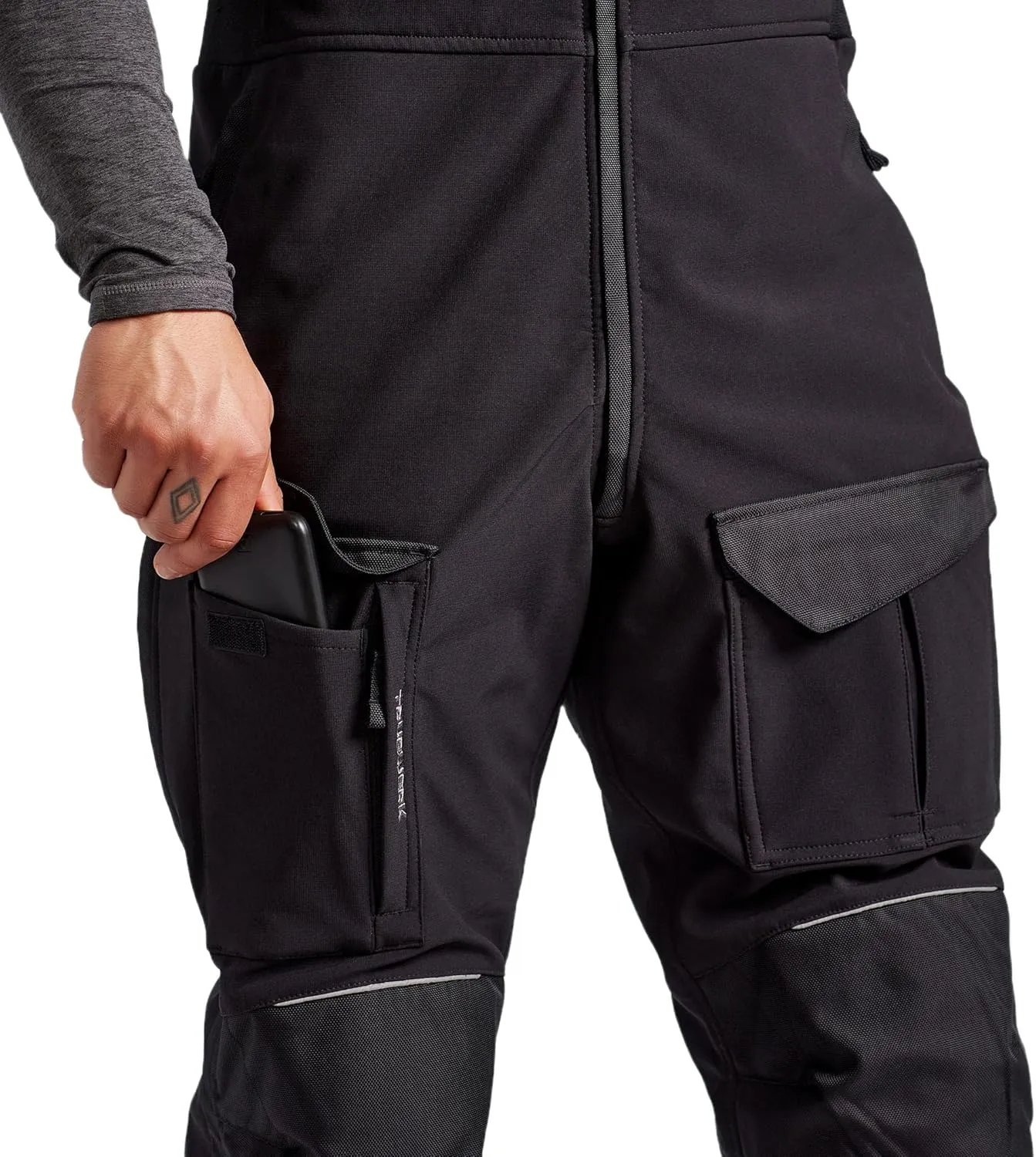 TRUEWERK Men's Work Bibs - T3 WerkBibs Water-Resistant