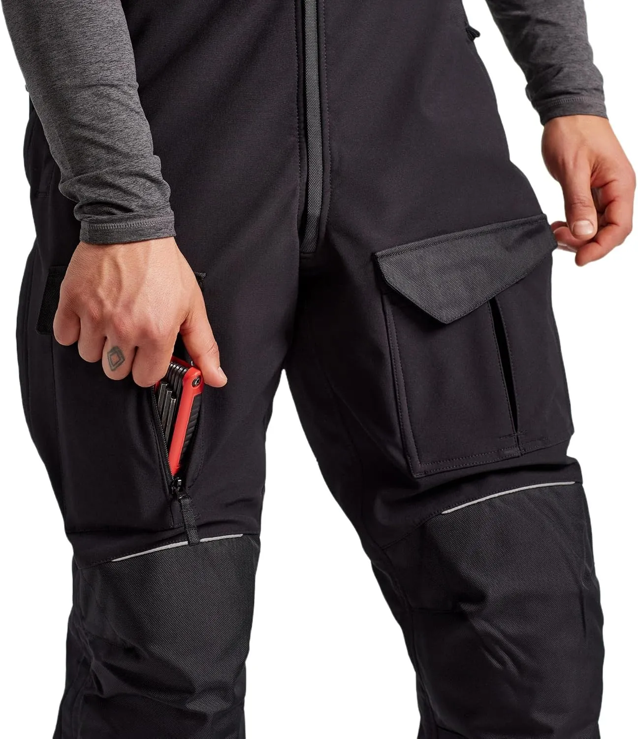 TRUEWERK Men's Work Bibs - T3 WerkBibs Water-Resistant