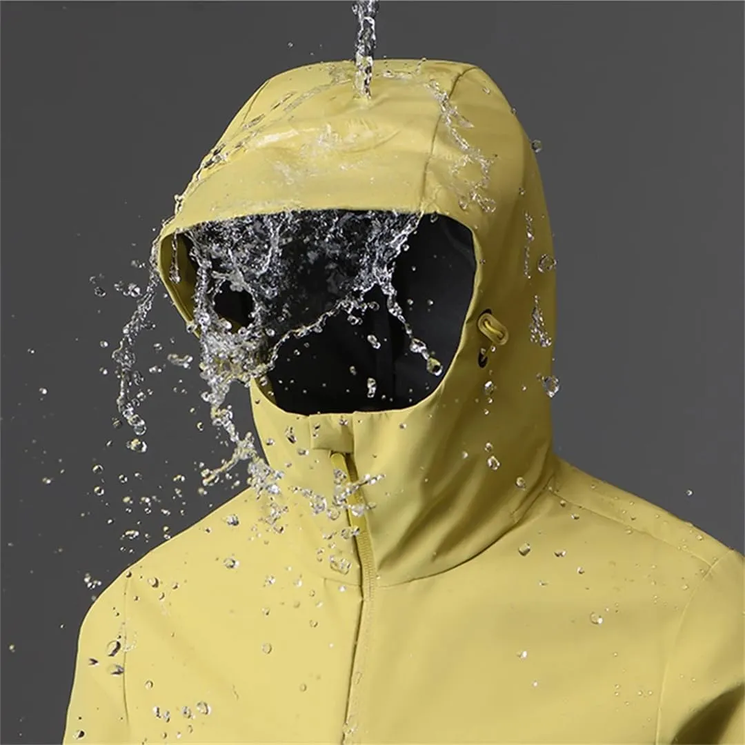 Unisex Outdoor Sporty Hiking Trekking Raincoat Windproof Climbing Waterproof Windbreaker Jacket