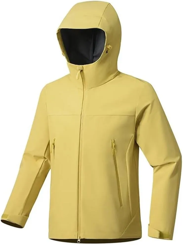 Unisex Outdoor Sporty Hiking Trekking Raincoat Windproof Climbing Waterproof Windbreaker Jacket