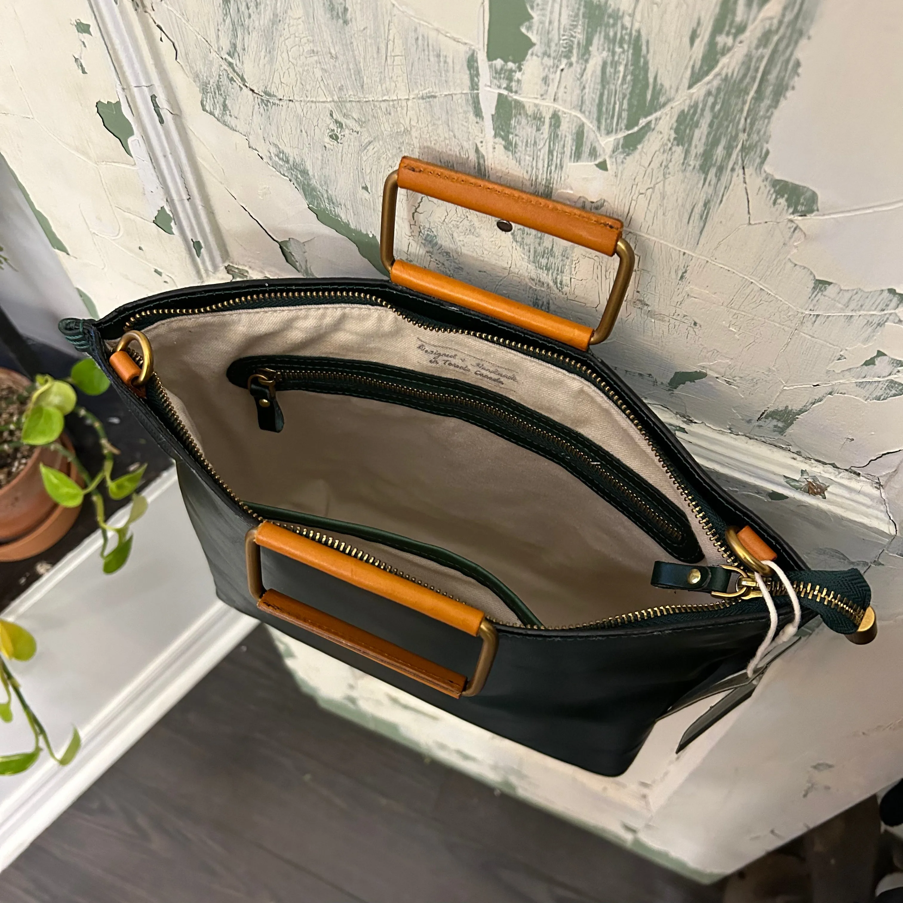 Uppdoo // JOY Classic Tote Hunter Green