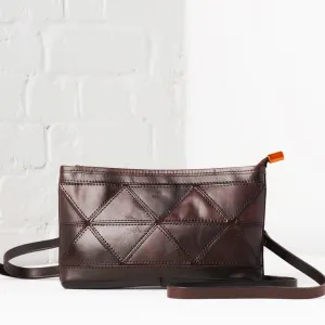 Uppdoo // Origami Clutch/Crossbody Espresso