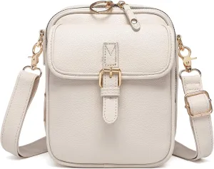 Urvashi Crossbody Leather Bag, Collaboraten1 Crossbody Bag with Card Slots, Anti-Theft Shoulder Bags for Women