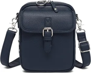 Urvashi Crossbody Leather Bag, Collaboraten1 Crossbody Bag with Card Slots, Anti-Theft Shoulder Bags for Women