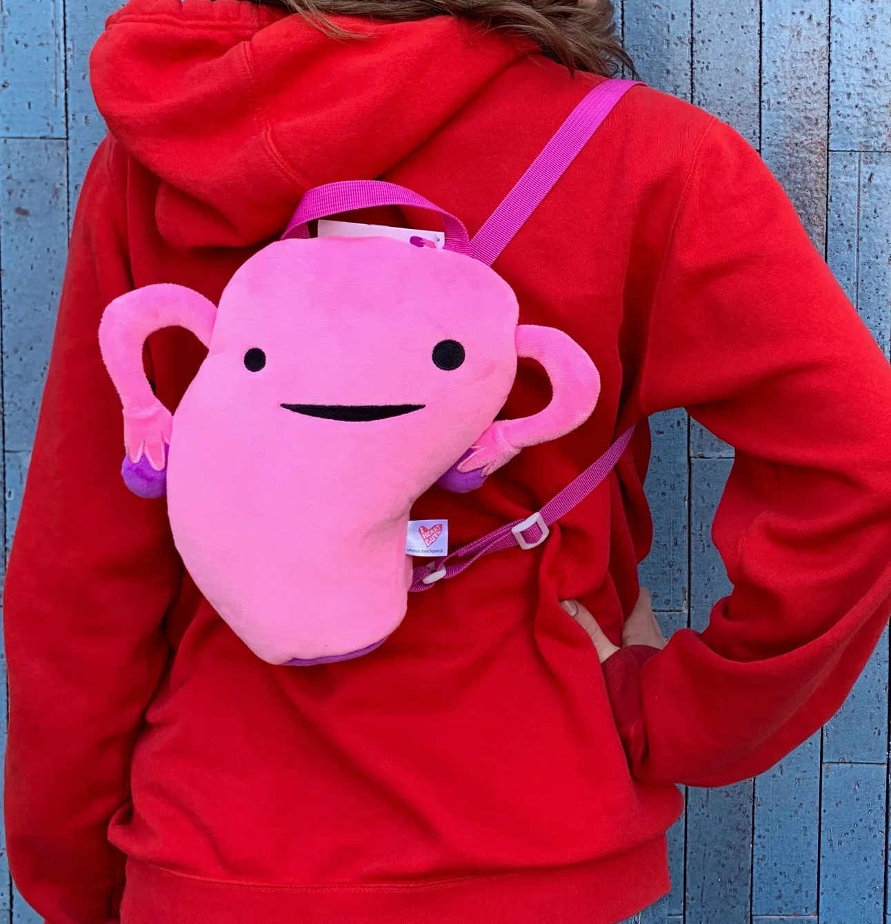 Uterus Plushie Backpack
