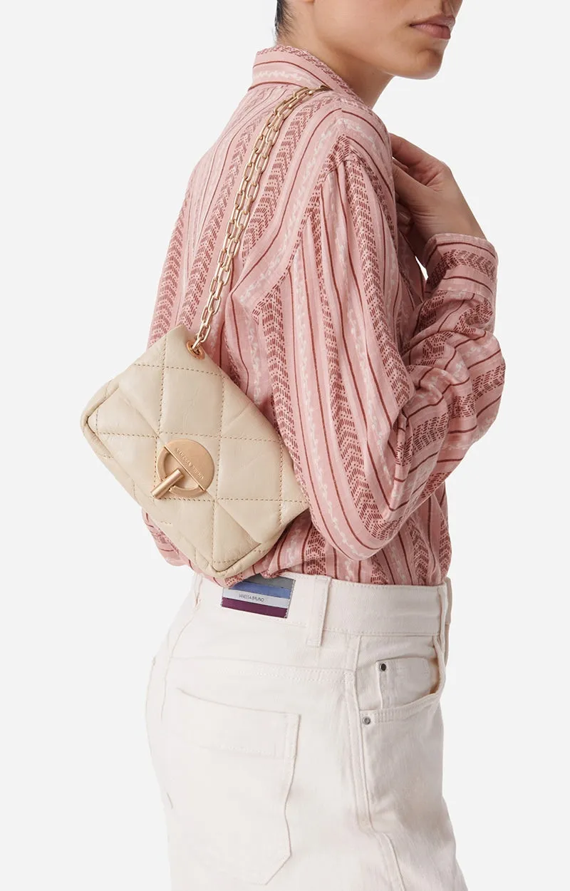 VANESSA BRUNO - Small Moon Bag - Sand