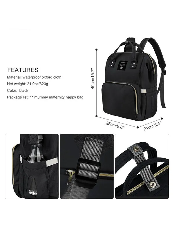Vbiger Large Capacity Maternity Nappy Bag Multifunctional Diaper Backpack
