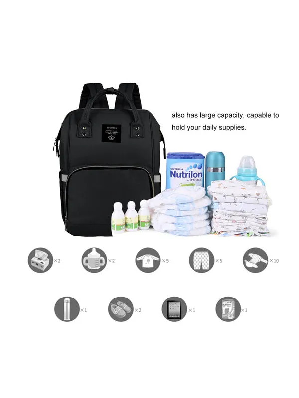 Vbiger Large Capacity Maternity Nappy Bag Multifunctional Diaper Backpack