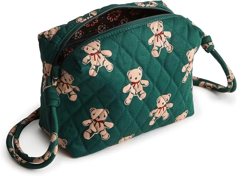 Vera Bradley Premium Cotton Blake Crossbody, Bear Mosaic