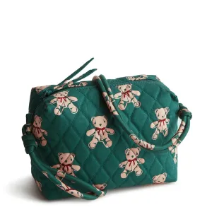 Vera Bradley Premium Cotton Blake Crossbody, Bear Mosaic