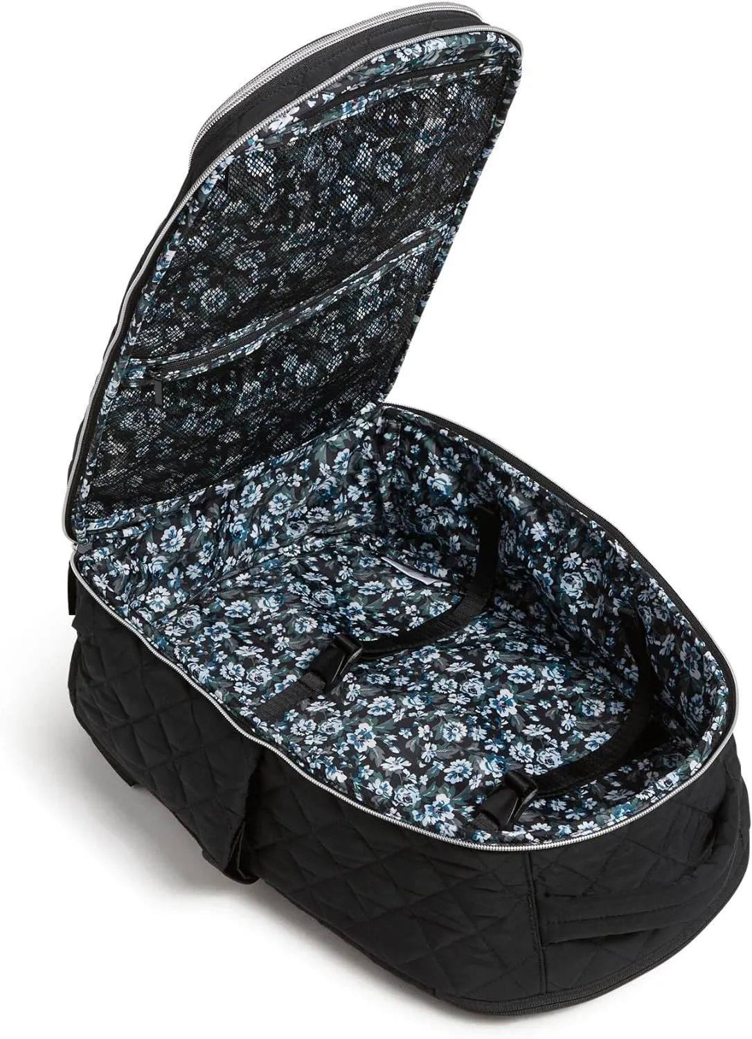 Vera Bradley Women's Performance Twill Travel Backpack Travel Bag, Black, One Size