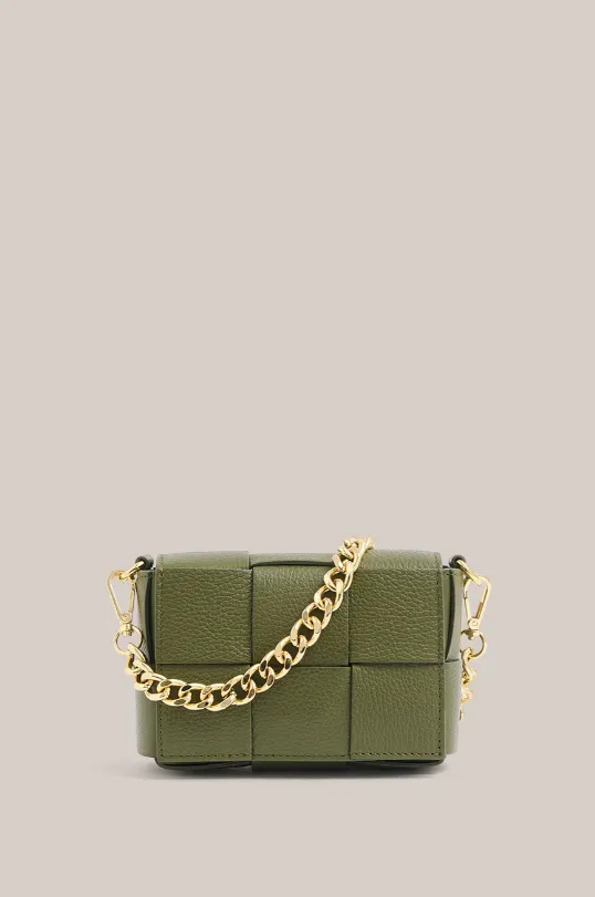 Vestirsi Margot Mini Leather Woven Bag