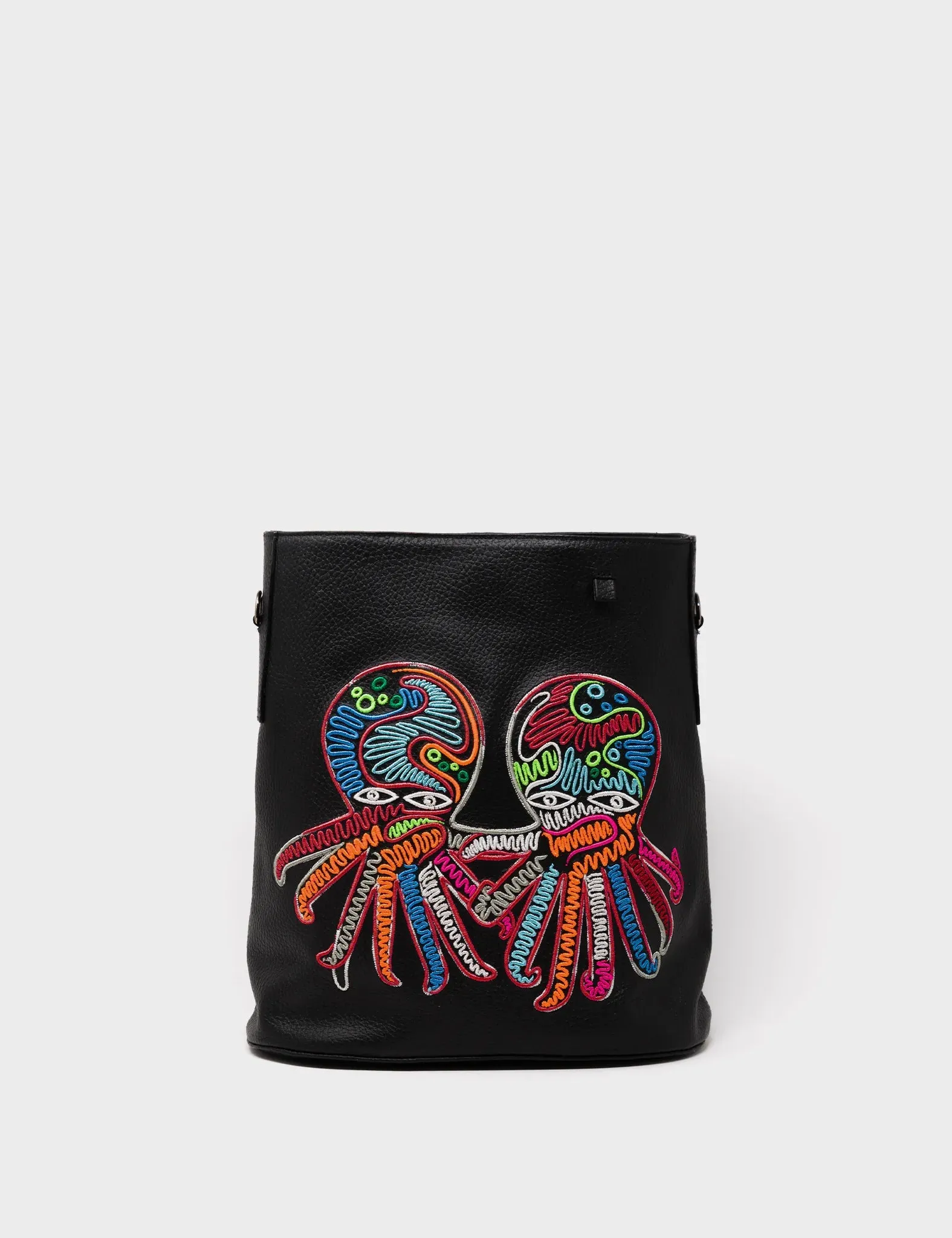 Vincent Black Leather Shoulder Bag - Studio O.C.T.O